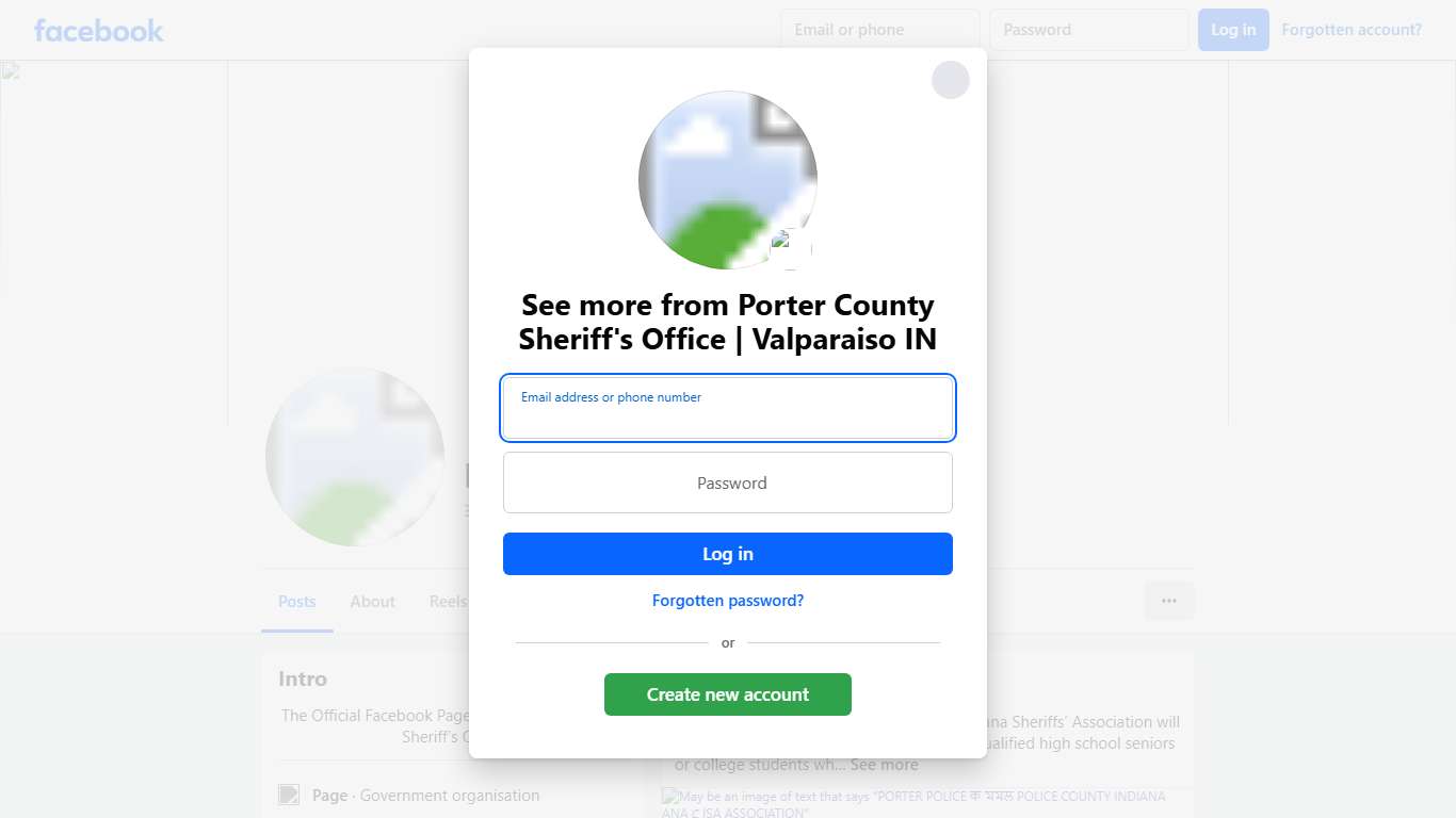 Porter County Sheriff's Office Valparaiso IN Facebook